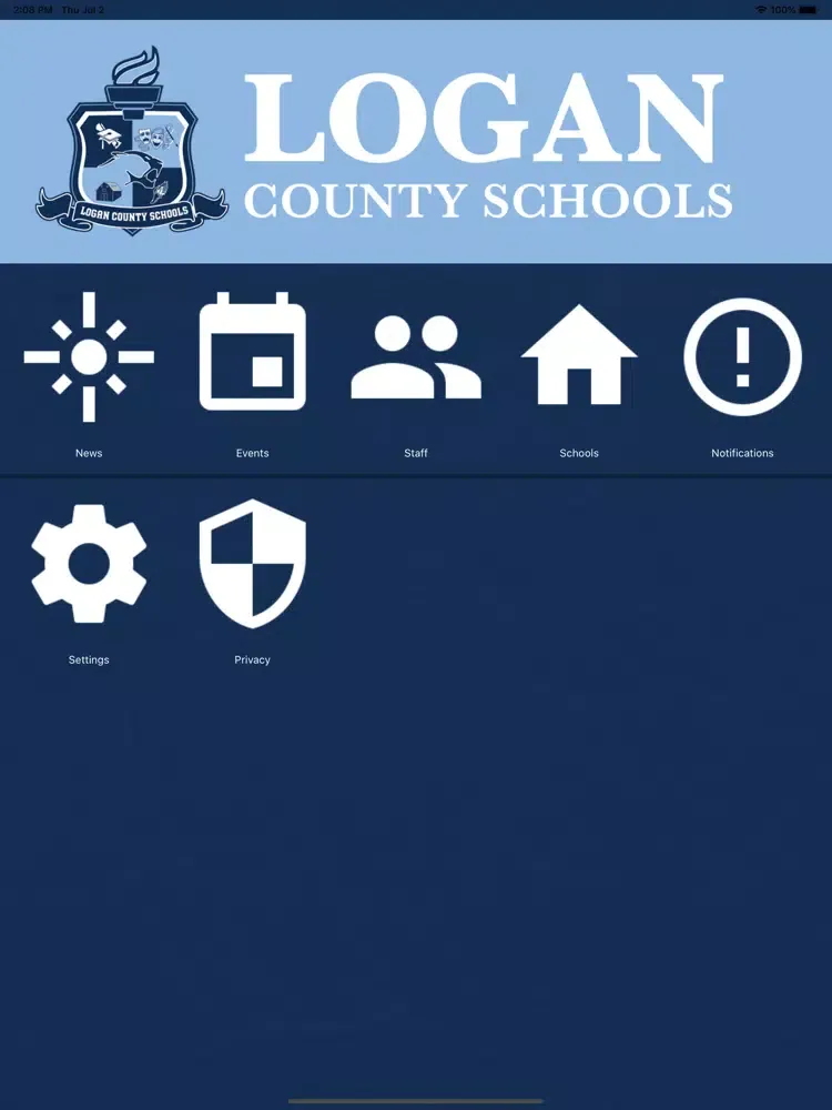 Screenshot di Logan County Schools iPad 