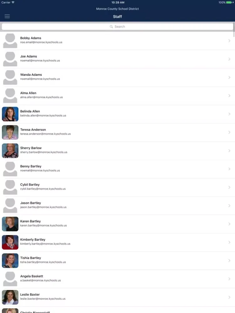 Monroe County School District iPad 应用截图