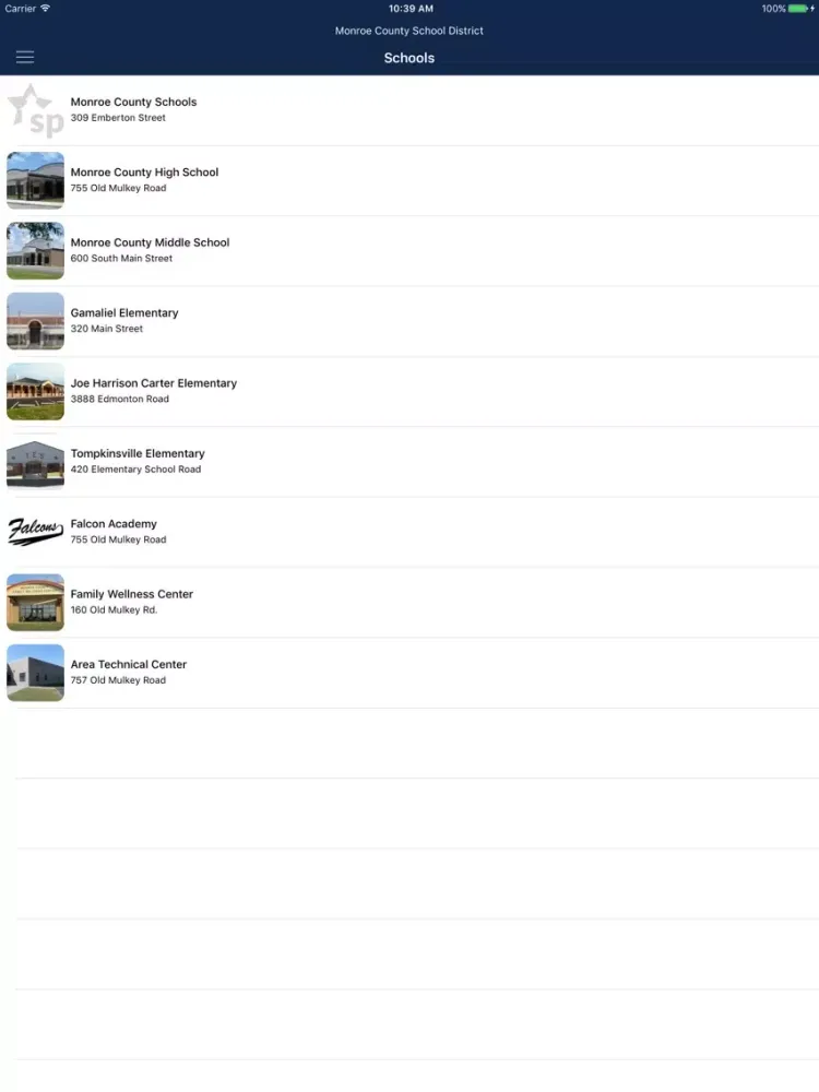 Monroe County School District iPad 应用截图