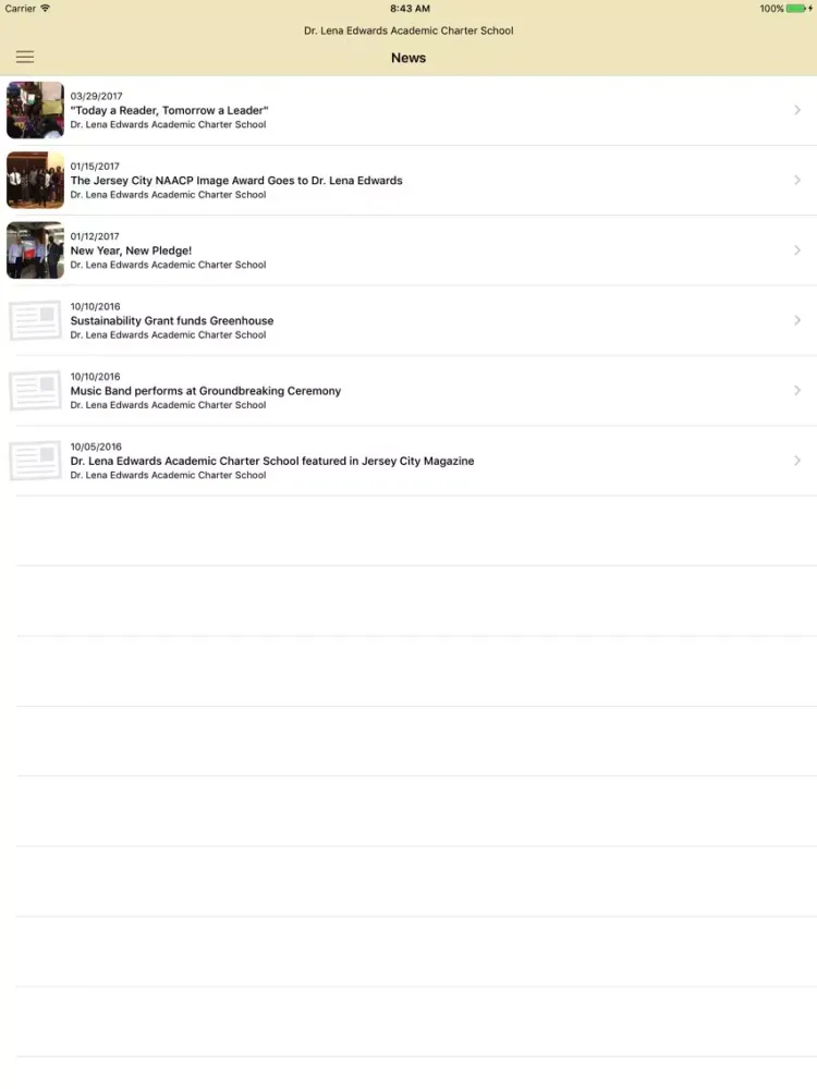 Dr. Lena Edwards Academic Charter School iPad  Ekran Görüntüleri