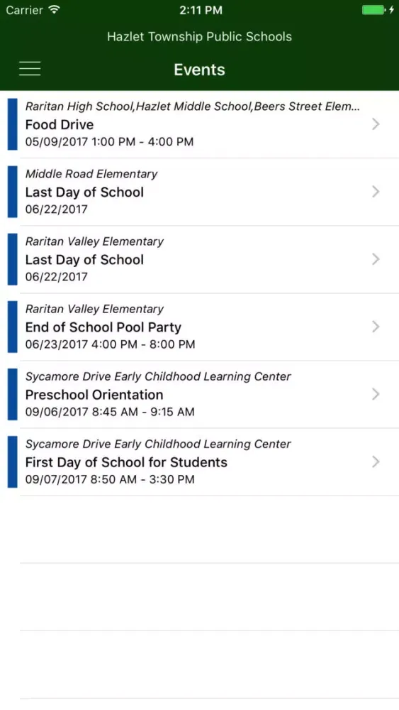 Tangkapan layar Hazlet Township PS NJ