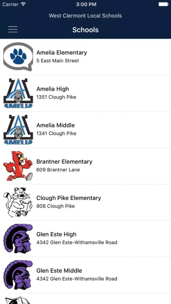 Capturas de pantalla de West Clermont Local School District
