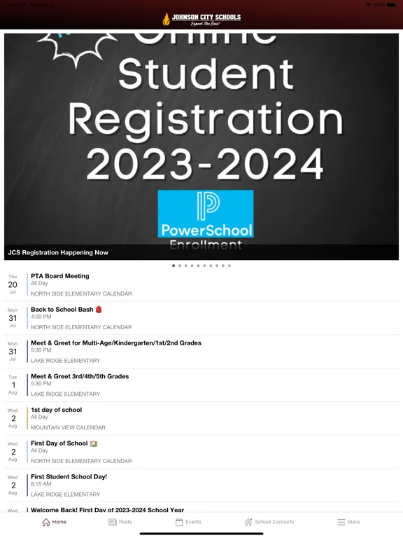 تصاویر Johnson City Schools iPad 