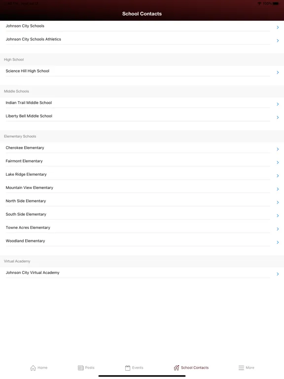 تصاویر Johnson City Schools iPad 
