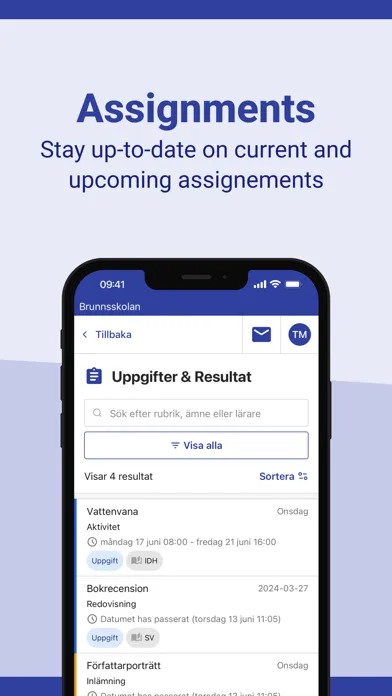 Tangkapan layar SchoolSoft Elev