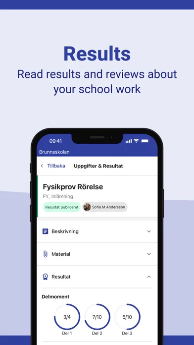 Tangkapan layar SchoolSoft Elev
