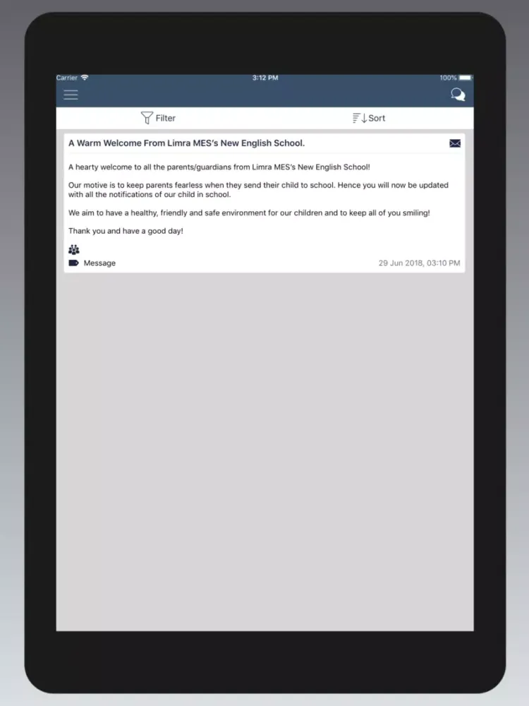 Limra MES’s New English School iPad 应用截图