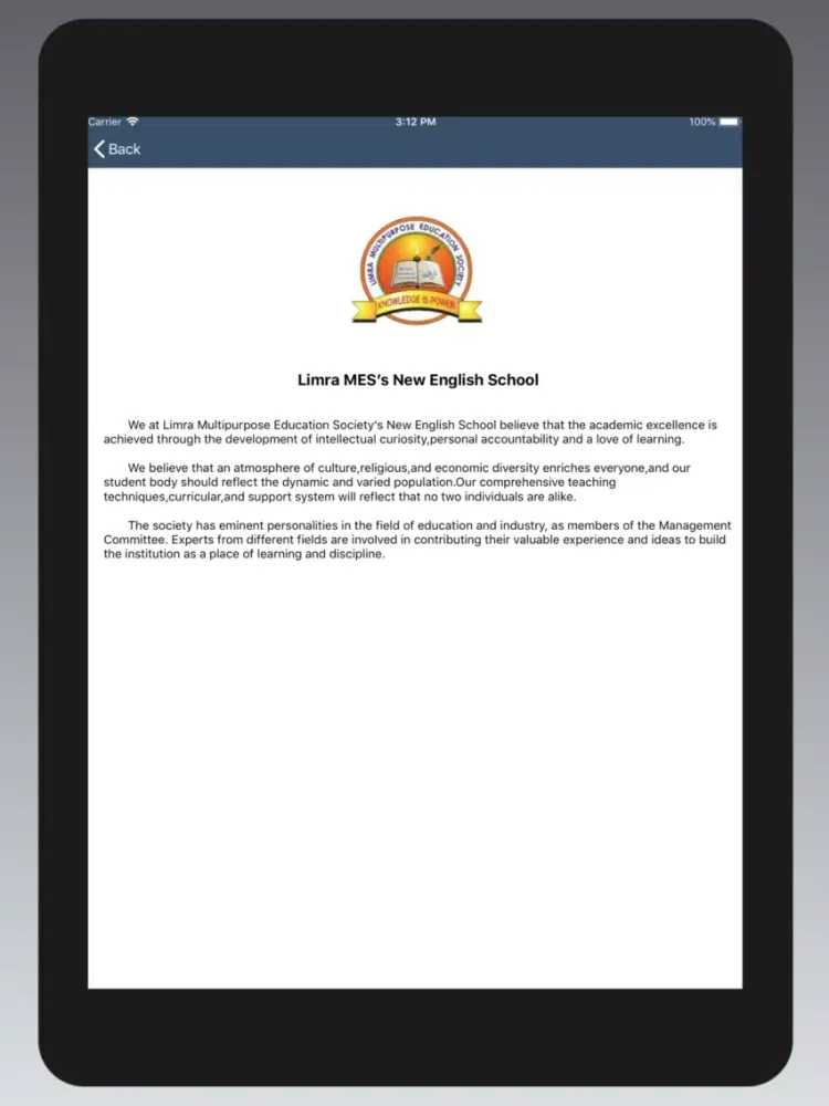 Limra MES’s New English School iPad 应用截图