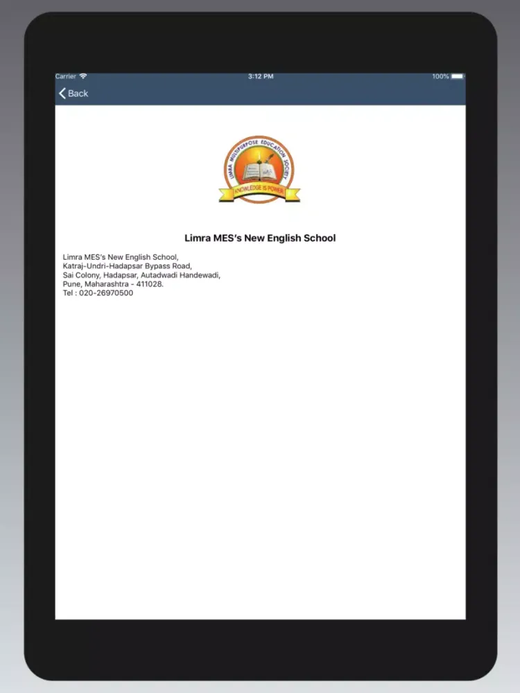 Limra MES’s New English School iPad 应用截图