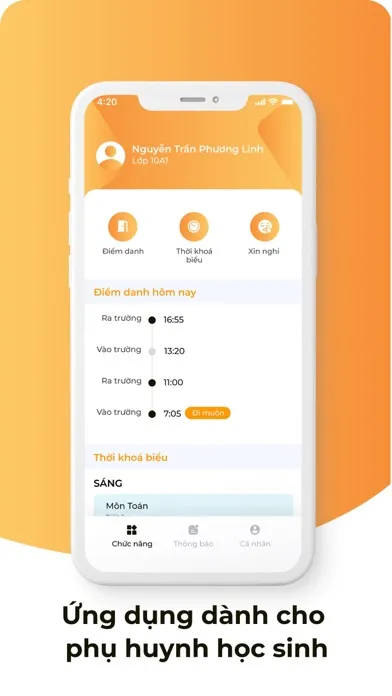 Скриншоты PNP Phụ huynh