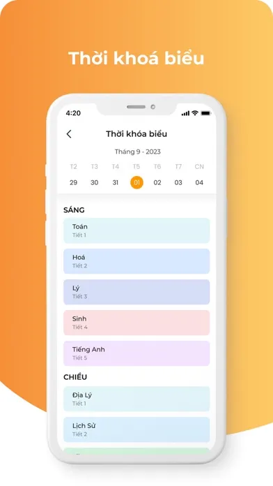 Скриншоты PNP Phụ huynh