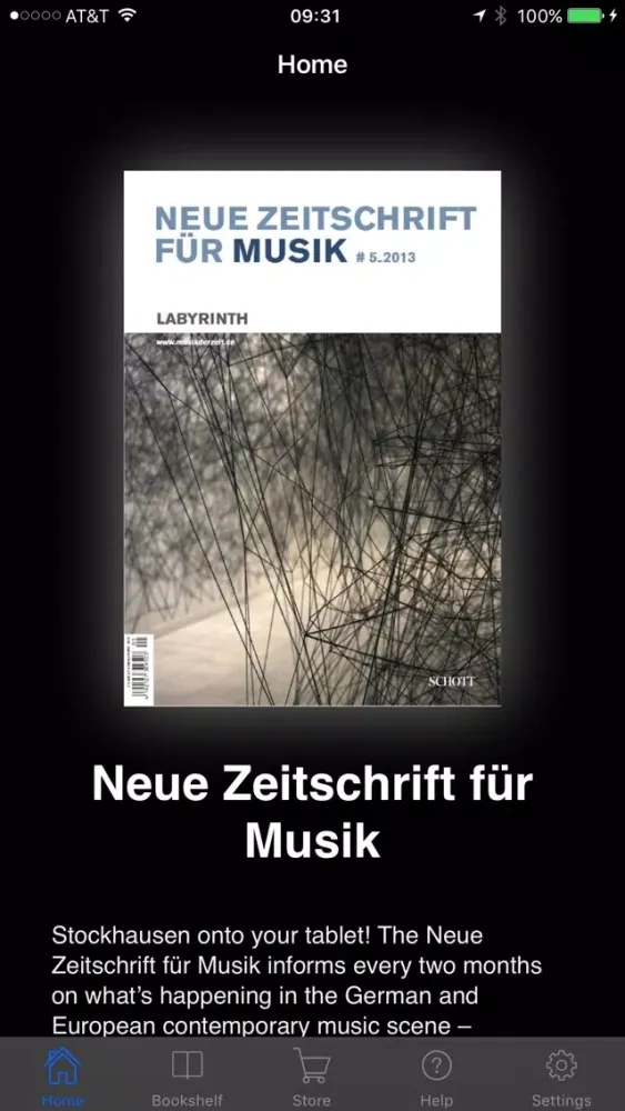 Capturas de pantalla de Neue Zeitschrift für Musik
