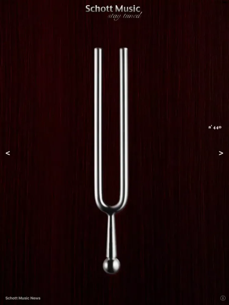 تصاویر Schott Music Tuning Fork iPad 