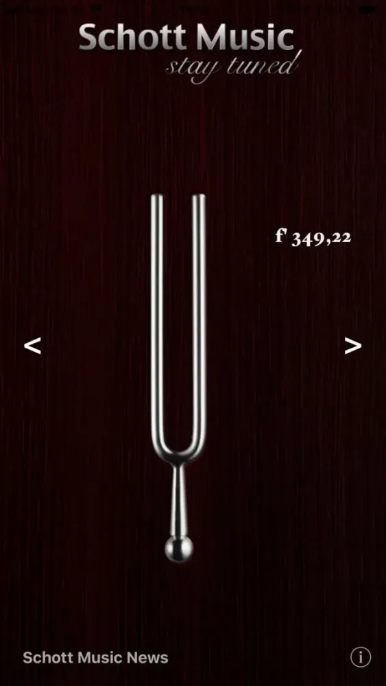 تصاویر Schott Music Tuning Fork