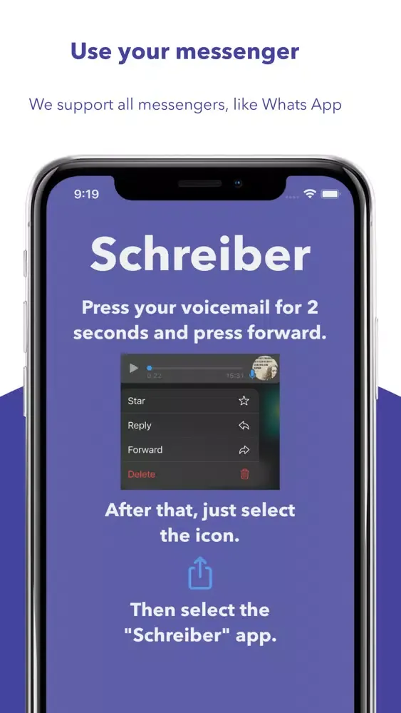Screenshot di Schreiber | Read not hear
