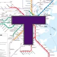 MBTA Boston T Transit Map