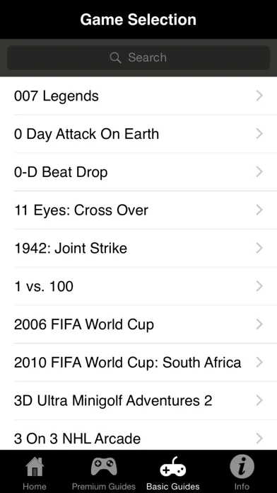 Cheats for XBox 360 Games - Including Complete Walkthroughs应用截图