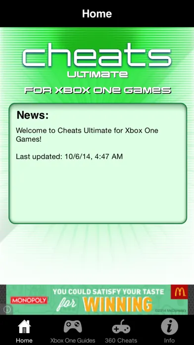 Cheats Ultimate for Xbox One スクリーンショット