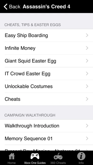 Cheats Ultimate for Xbox One スクリーンショット