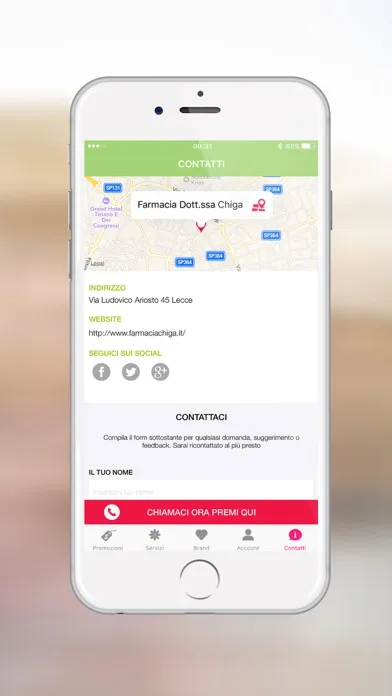 Tangkapan layar Farmacia Dott.ssa Chiga