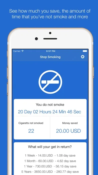 Ảnh chụp màn hình của Stop Smoking - Quit, Stop & Forget Smoking