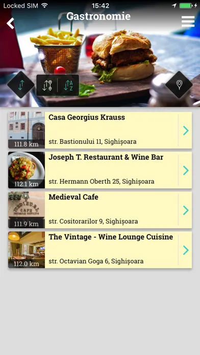 Sighisoara CityApp سکرین شاٹس