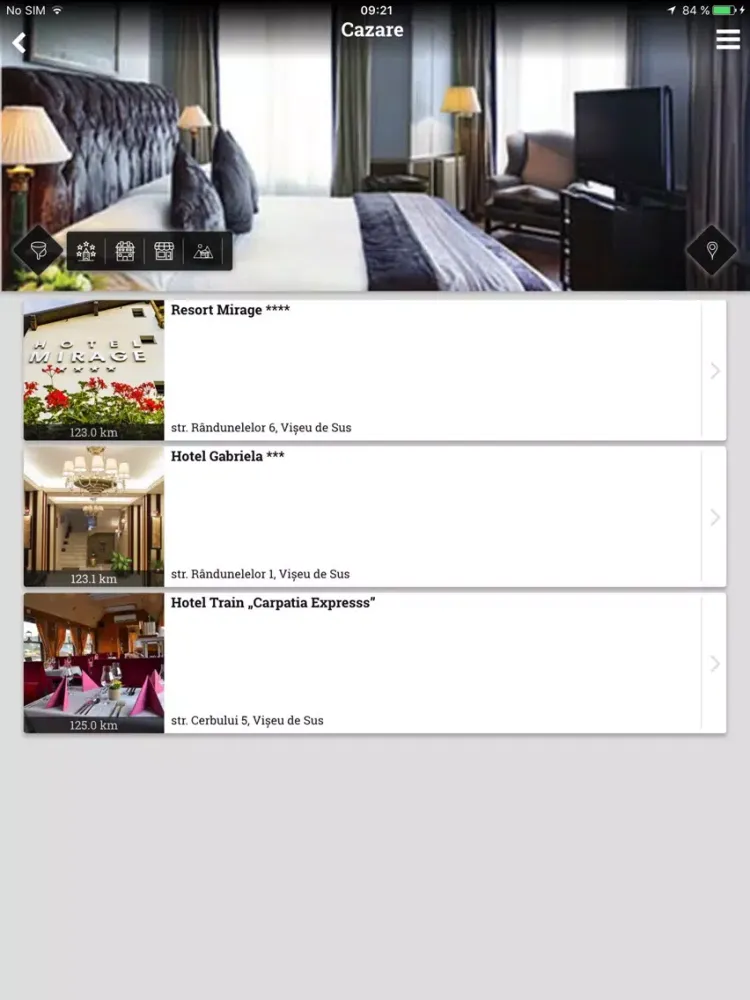 Capturas de tela do Viseu De Sus CityApp iPad 