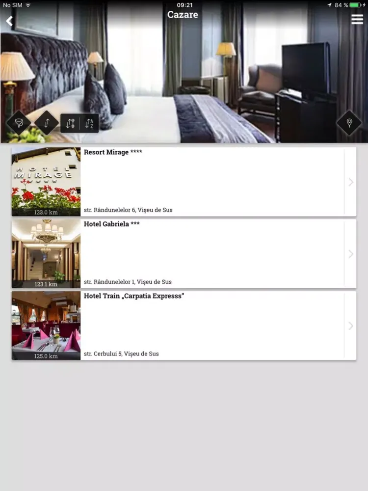 Capturas de tela do Viseu De Sus CityApp iPad 
