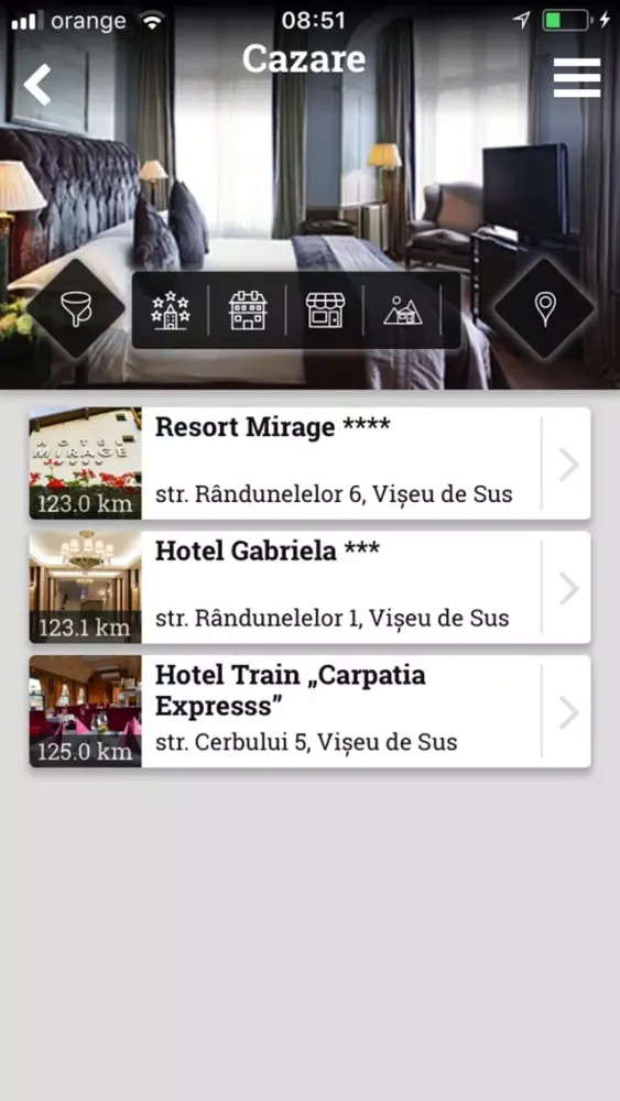 Capturas de tela do Viseu De Sus CityApp