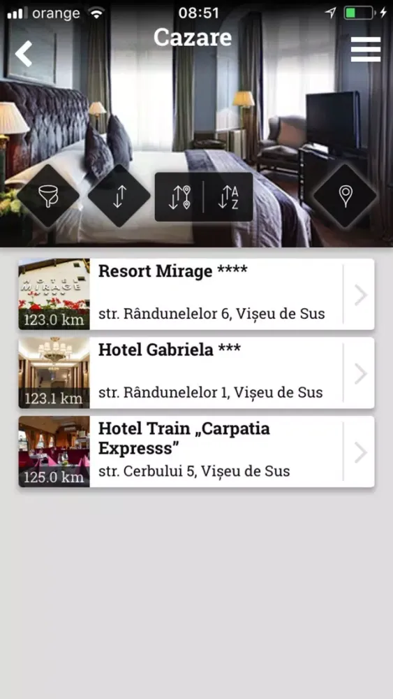 Capturas de tela do Viseu De Sus CityApp