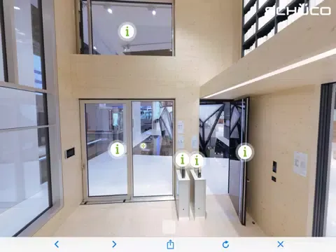 Capturas de tela do Schüco 360° Viewer iPad 