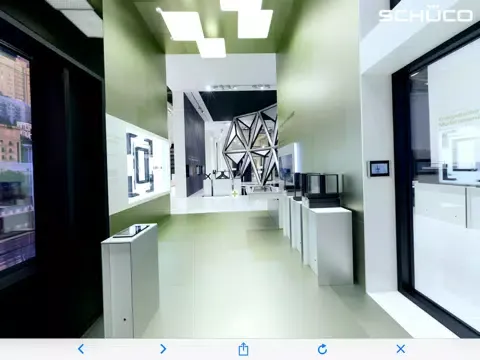 Capturas de tela do Schüco 360° Viewer iPad 