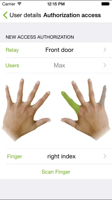 Schüco DCS Fingerprint BT應用截圖