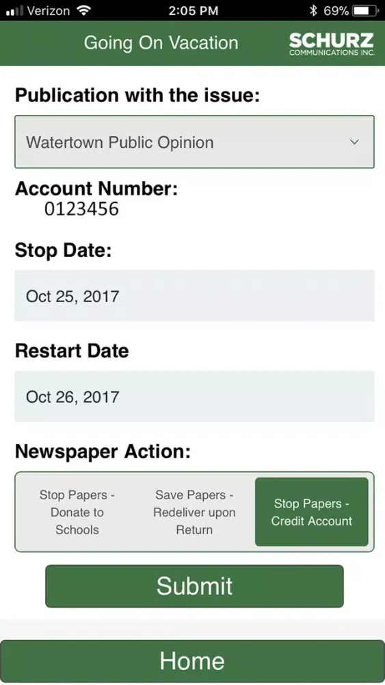 My PO Connect سکرین شاٹس