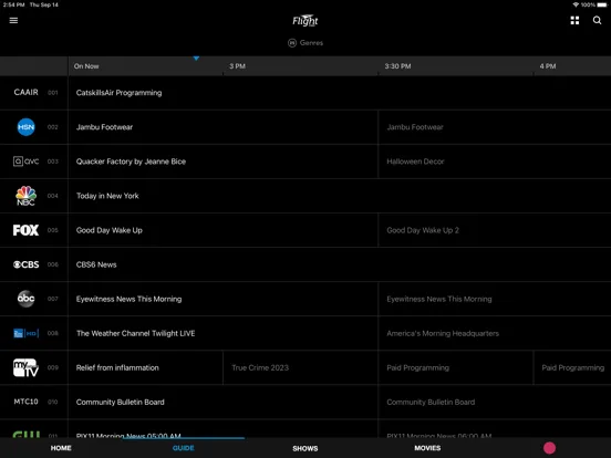 Flight Video iPad  Screenshots