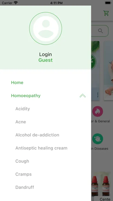 Capturas de tela do Schwabe India - Homeopathy