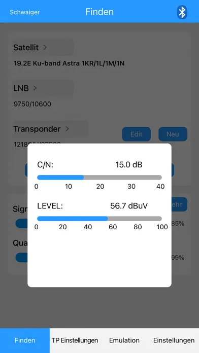 Schwaiger Satfinder Screenshots