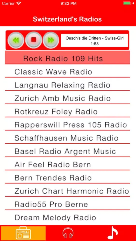 Switzerland's Radios Ekran Görüntüleri