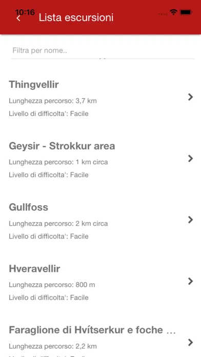 Capturas de tela do Iceland hikes and trails!