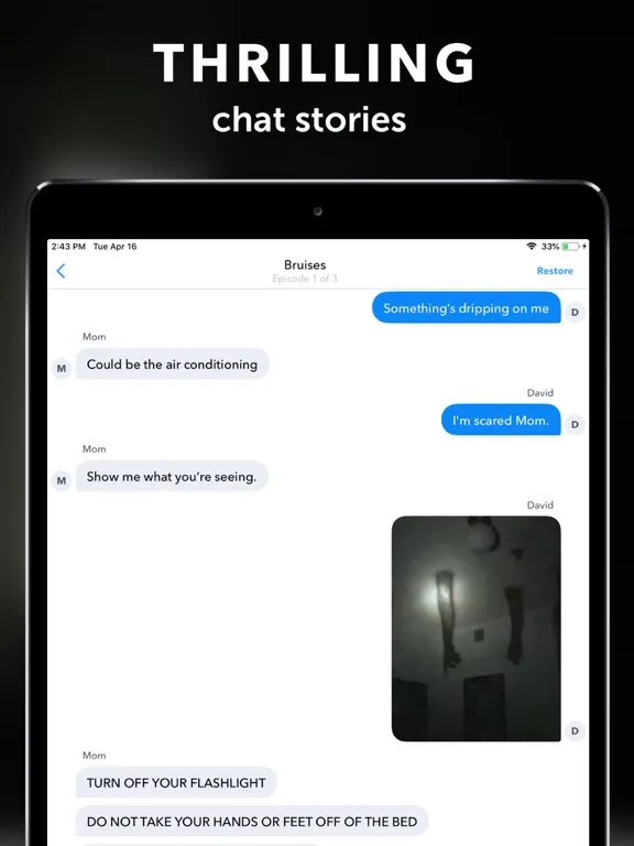 تصاویر Yarn - Chat & Text Stories iPad 