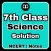 Class 7 Science Notes English