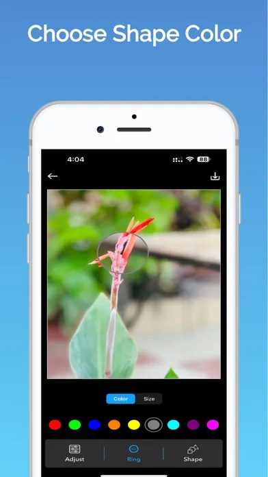 Screenshot di Photo editor with magnifier