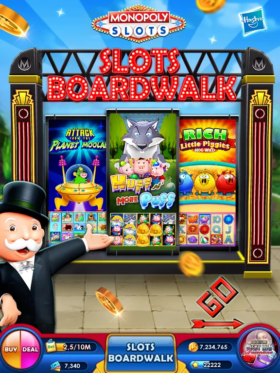 Capturas de pantalla de MONOPOLY Slots Casino: Go Spin iPad 