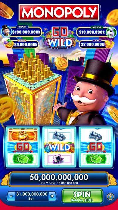Capturas de pantalla de MONOPOLY Slots Casino: Go Spin