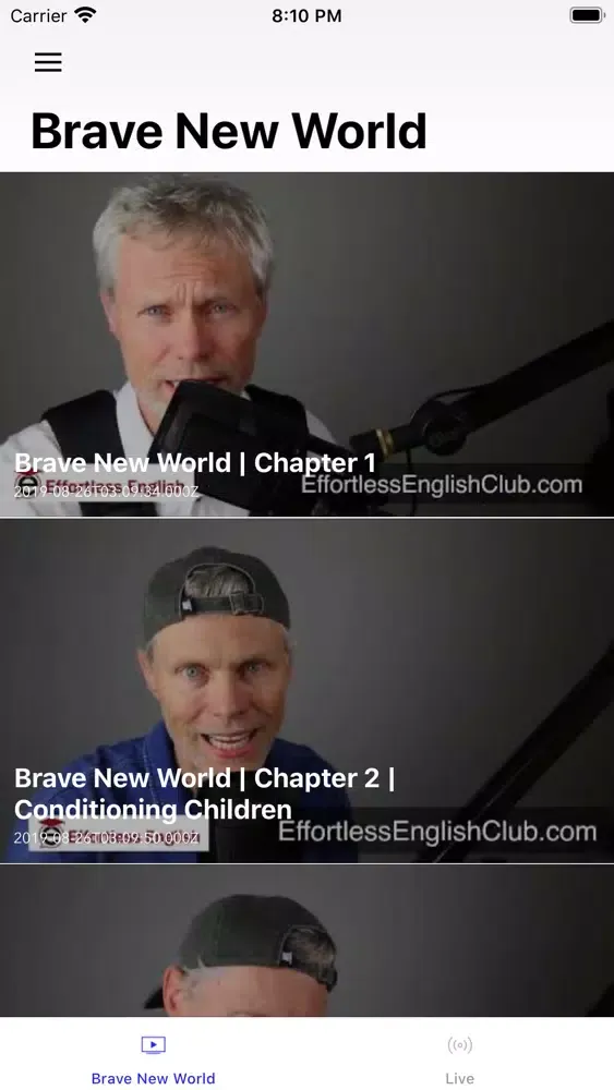 Brave New World - EEBookClub স্ক্রিনশট