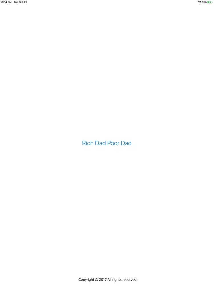صور Rich Dad Poor Dad - A.J. Hoge iPad 