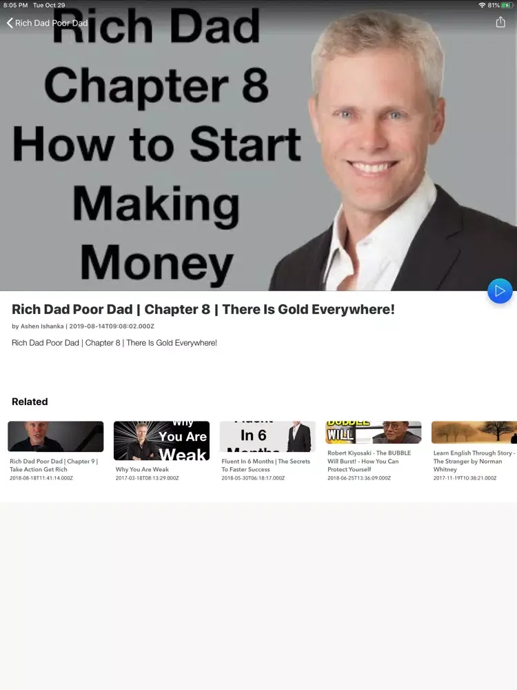 صور Rich Dad Poor Dad - A.J. Hoge iPad 