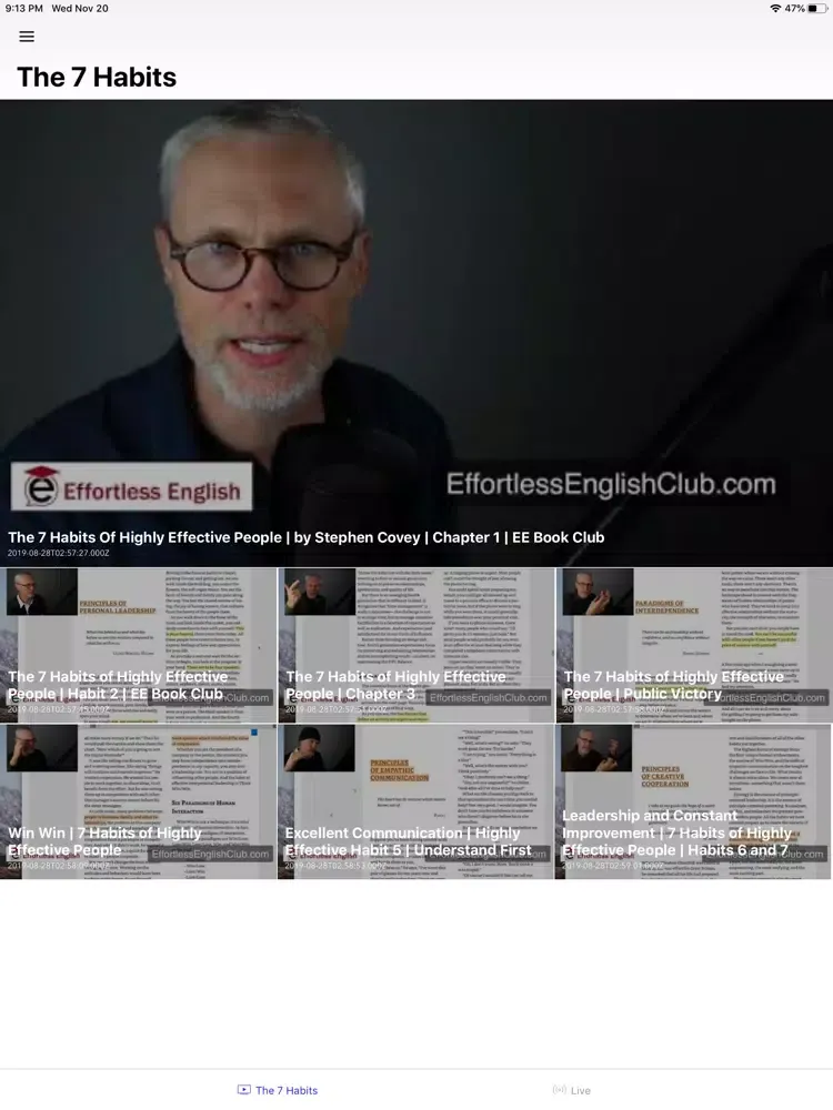 تصاویر The 7 Habits - EEBookClub iPad 