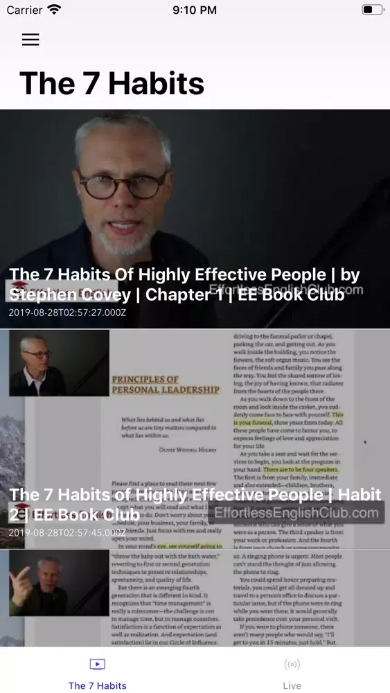 تصاویر The 7 Habits - EEBookClub