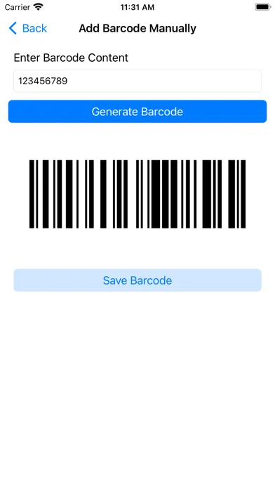 Barcode Generator + 스크린샷